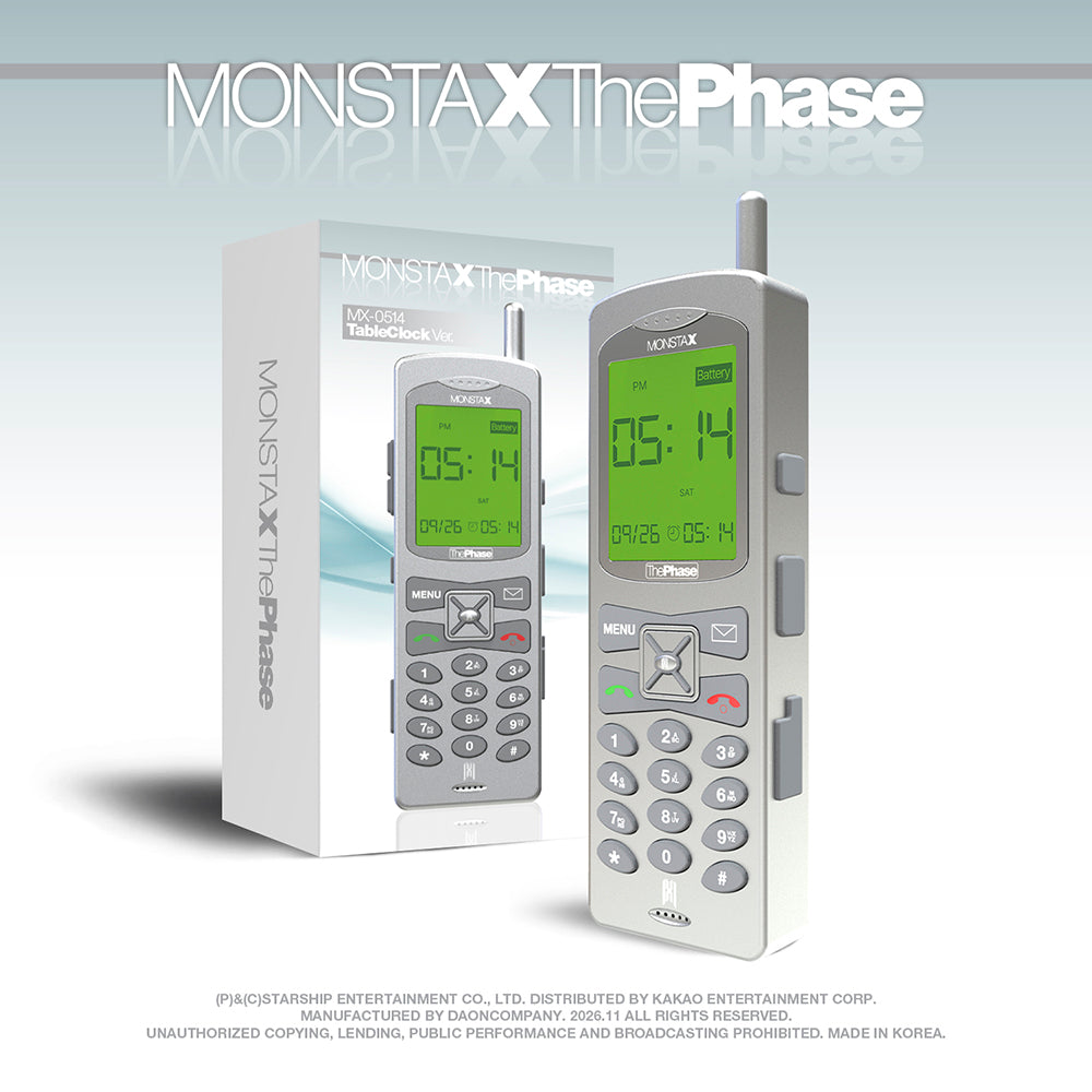 MONSTA X - EP [The Phase] (MX-0514 Table Clock ver.) (Limited Edition)