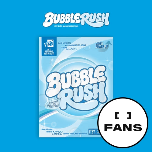 [FANS SHOP POB] ITZY 2027 SEASON'S GREETINGS BUBBLE RUSH
