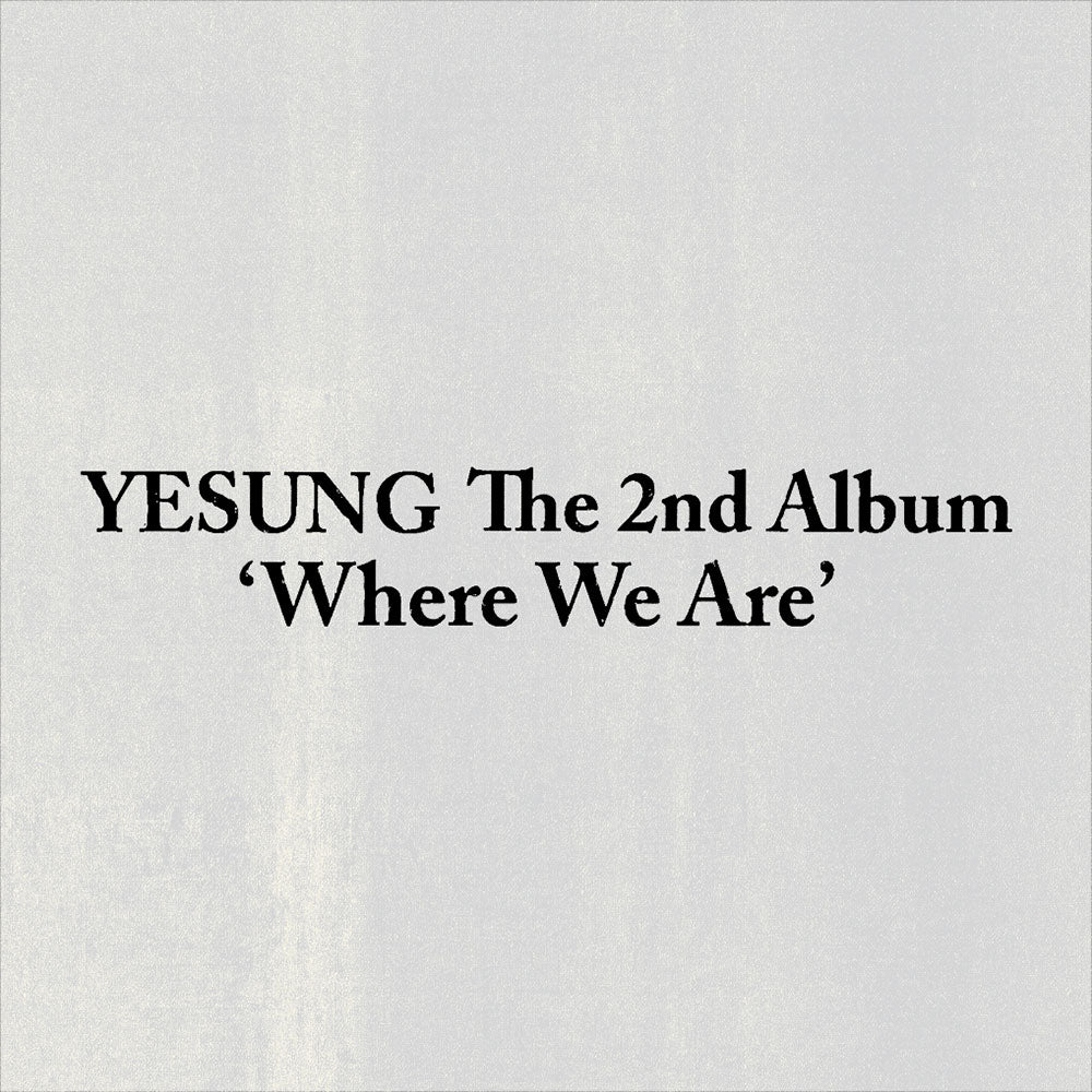 (SUPER JUNIOR) Yesung - The 2nd Album [Where We Are] (QR Ver.)(Smart Album)