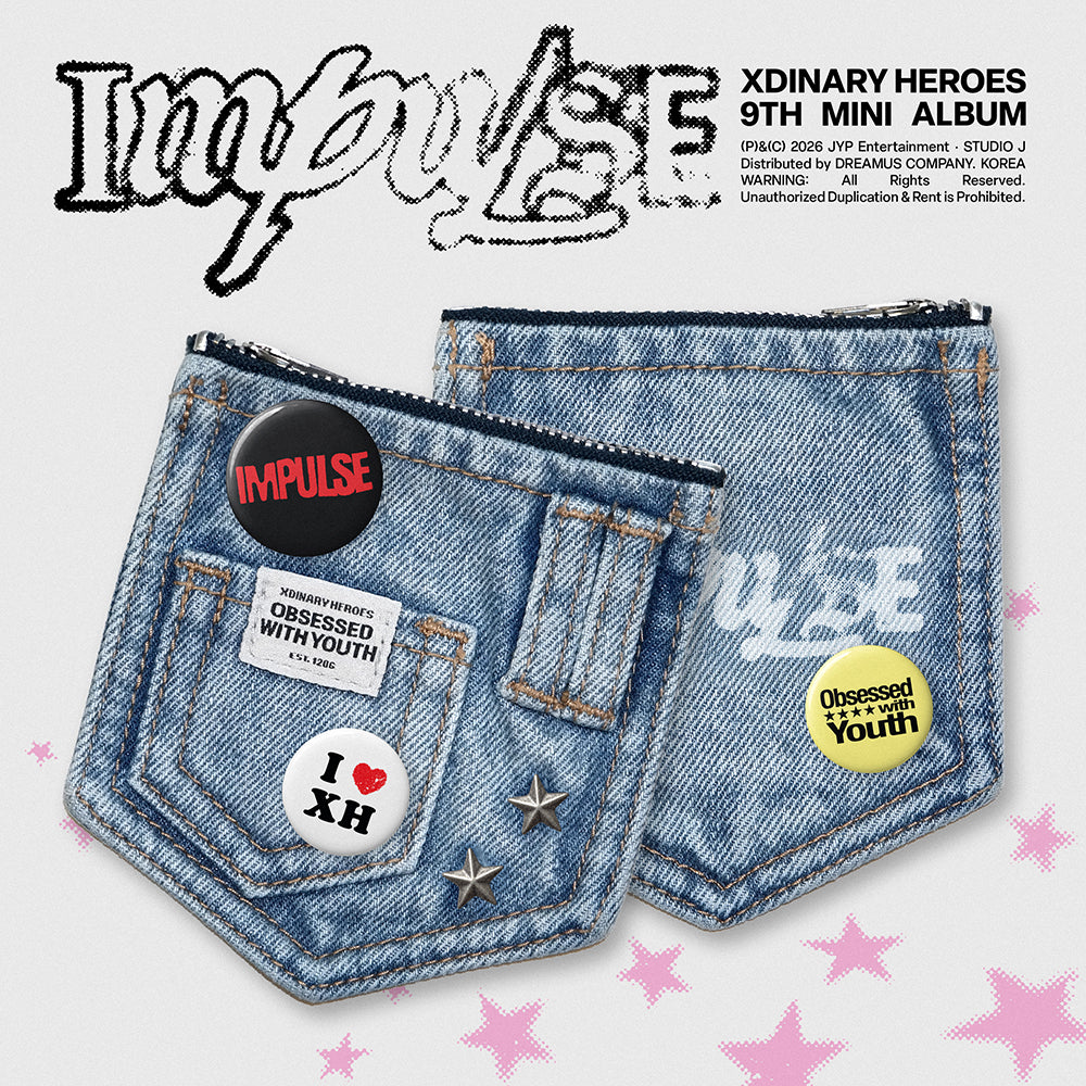 Xdinary-Heroes - 9th Mini Album [IMPULSE] (DENIM POUCH Ver.)