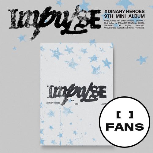 [FANS SHOP POB] Xdinary-Heroes - 9th Mini Album [IMPULSE] (POSTCARD BOOK Ver.)