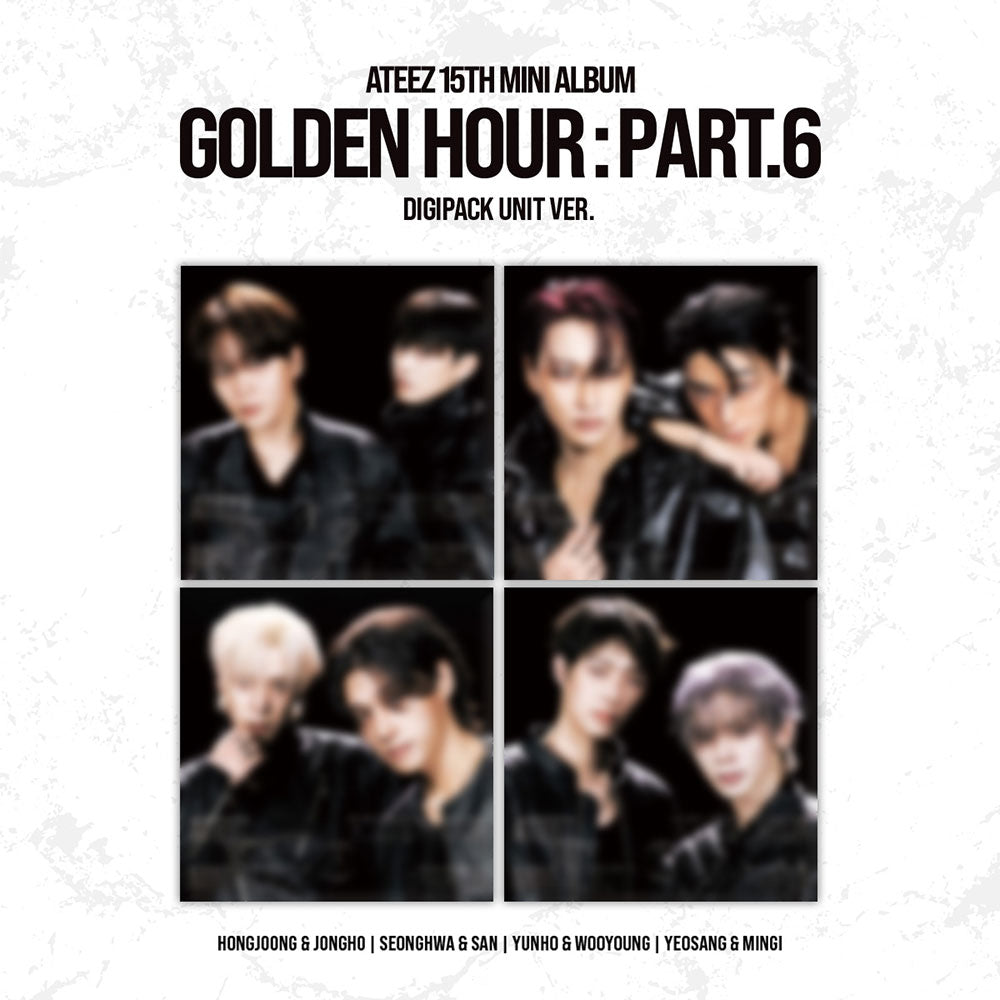 ATEEZ - 15th Mini Album - GOLDEN HOUR : Part.6 (DIGIPACK UNIT VER.)