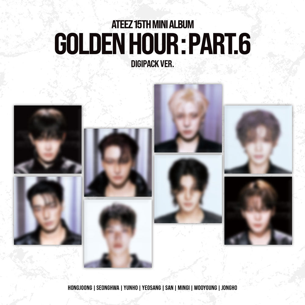 ATEEZ - 15th Mini Album - GOLDEN HOUR : Part.6 (DIGIPACK VER.)