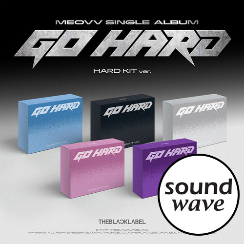 [SOUNDWAVE POB] MEOVV- Single Album [GO HARD] (HARD KIT ver.)