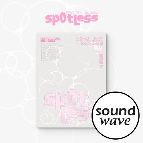 [SOUNDWAVE POB] TWICE 2027 SEASON'S GREETINGS Spotless